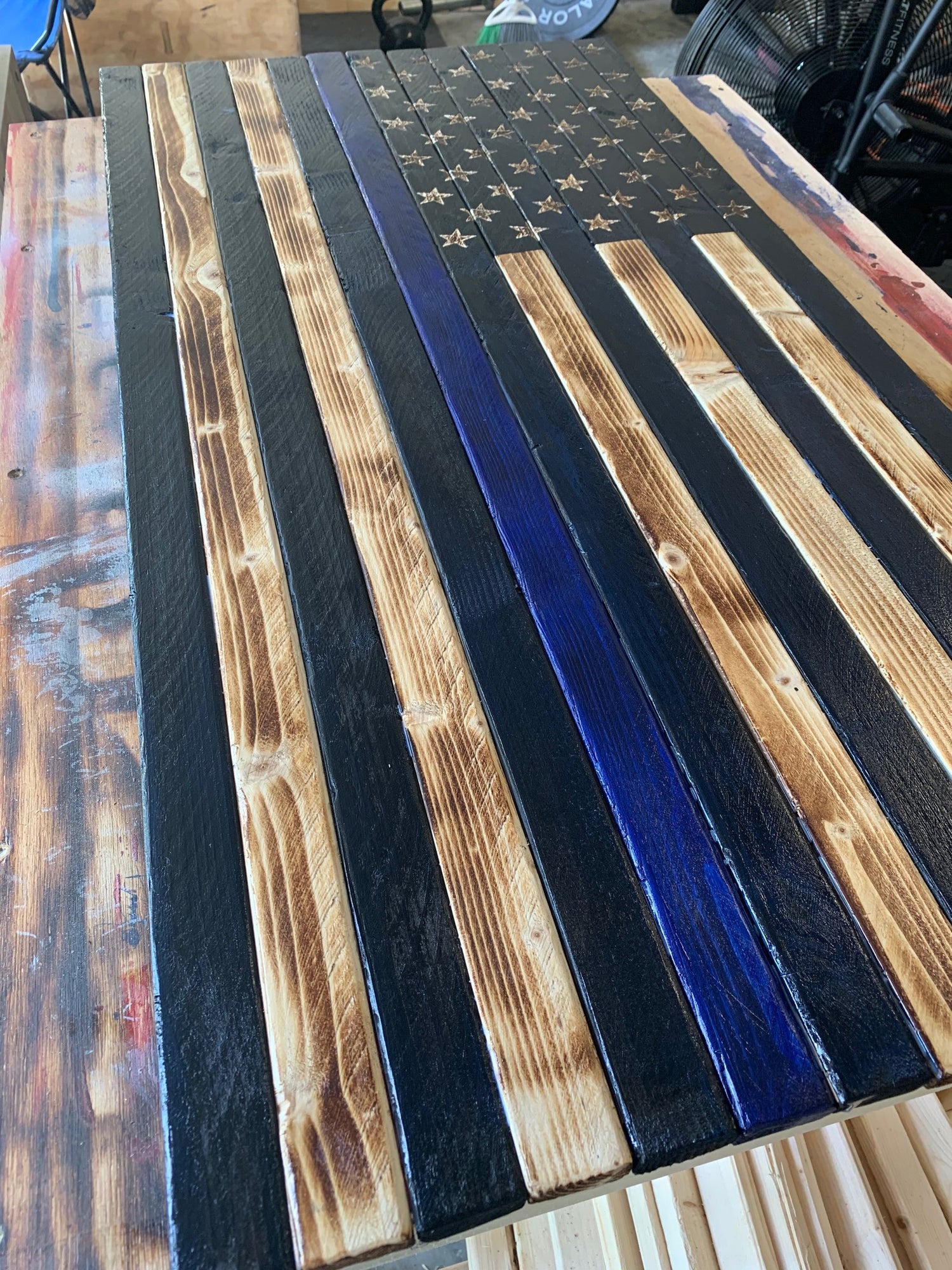 Custom Wood Flags